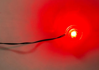 1x1 Stud LED Light-up Round Plate, USB Powered, LS1x1RP Custom Parts United Brick Co® Red