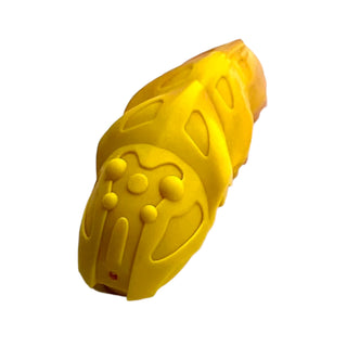 Bionicle Rahkshi Kraata Stage 4 with Marbled Pattern, Part# kraata4 Part LEGO® Yellow Head (Reddish Gold Tail)