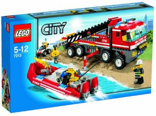 Off-Road Fire Truck & Fireboat, 7213 LEGO® City Set Building Kit LEGO®