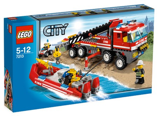 7213 - Off-Road Fire Truck & Fireboat - EMPTY BOX ONLY