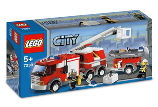 7239 - Fire Truck - EMPTY BOX ONLY Empty Box LEGO®