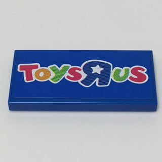 Tile Decorated 2x4, Toys R Us Logo Pattern (Sticker), Part# 87079pb0084 Part LEGO®   