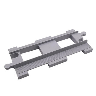 Duplo, Train Track Straight (Short), Part# 6377 Part LEGO® Light Bluish Gray