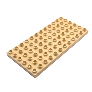 DUPLO® Plate 6 x 12, Part# 4196 Part LEGO® Tan
