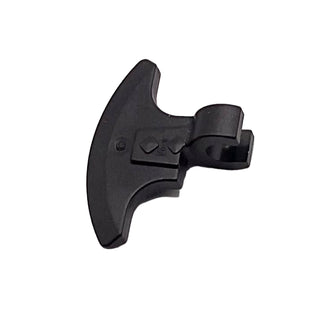 Minifigure, Weapon Axe Head with Clip, Part# 53454 Part LEGO® Black