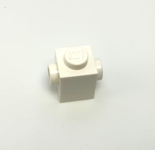 Brick, Modified 1x1 with Studs on 2 Sides (Opposite), Part# 47905 Part LEGO® White  