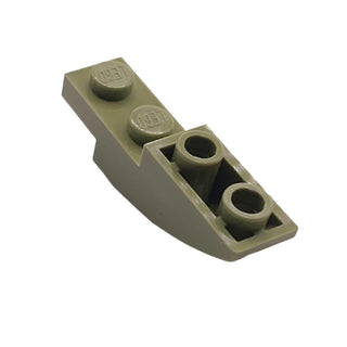 Slope, Curved 4x1 Inverted, Part# 13547 Part LEGO® Olive Green