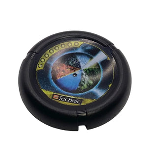 Throwing Disk with Throwbot Millennia 8 Pips, Logo, and Sectioned Planet Pattern, Part# 32171pb036