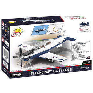 Beechcraft T-6 Texan II Turboprop Blue/White Plane: COBI Set #26624 Building Kit Cobi Toys