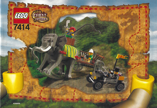 7414-Elephant Caravan - INSTRUCTIONS ONLY Instructions LEGO®