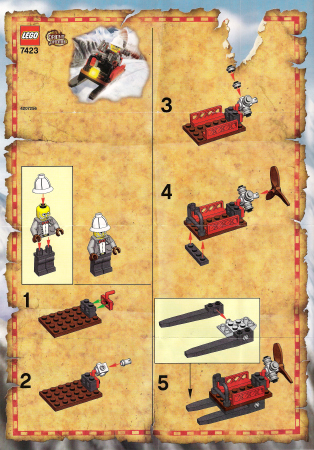 7423-Mountain Sleigh - INSTRUCTIONS ONLY Instructions LEGO®
