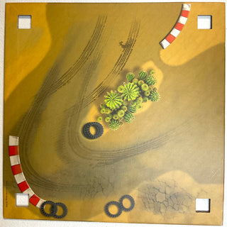 Paper, City Playmat, Double-Sided, Road Curved / Desert Track, Part# 6199519