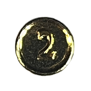 Minifigure, Utensil Coin Type 3 with 2 Mark, Part# 97053b Part LEGO®