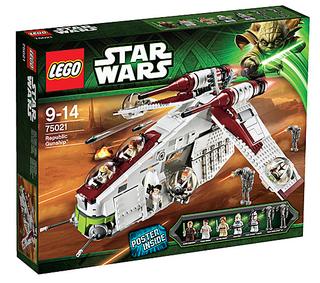 75021 - Republic Gunship - EMPTY BOX ONLY Empty Box LEGO®