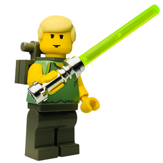 Luke Skywalker, sw0106 Minifigure LEGO® Like New - With Backpack and Chrome Lightsaber