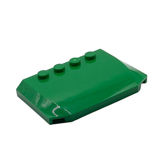 Wedge 4 x 6 x 2/3 Triple Curved, Part# 52031 Part LEGO® Green