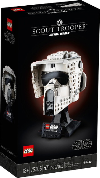 75305 - Scout Trooper Helmet - EMPTY BOX ONLY