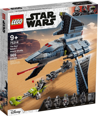 75314 - The Bad Batch Attack Shuttle - EMPTY BOX ONLY