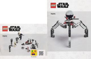 75372-Clone Trooper & Battle Droid Battle Pack - INSTRUCTIONS ONLY Instructions LEGO®