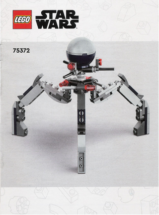 75372-Clone Trooper & Battle Droid Battle Pack - INSTRUCTIONS ONLY Instructions LEGO® Slightly Used Book 2