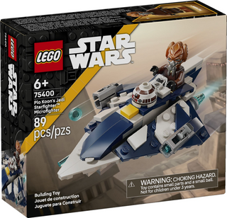 75400 - Plo Koon's Jedi Starfighter Microfighter - EMPTY BOX ONLY Empty Box LEGO®
