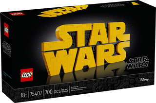 75407 - Brick-Built Star Wars Logo - EMPTY BOX ONLY Empty Box LEGO®