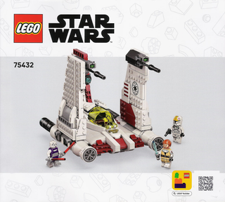 75432 - V-19 Torrent Starfighter - INSTRUCTIONS ONLY Instructions LEGO®