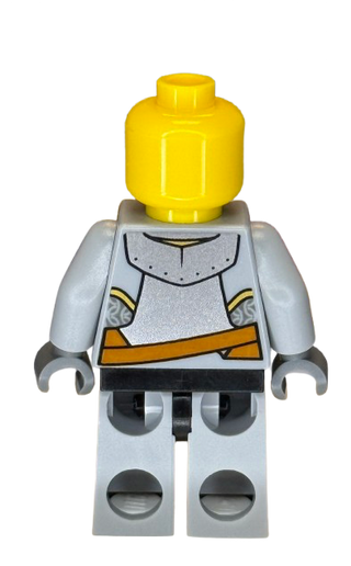 Kingdoms - Lion Knight Breastplate with Lion Head and Belt, Helmet Closed, Smirk and Stubble Beard, cas440 Minifigure LEGO®