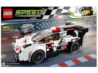 75872-Audi R18 e - tron quattro - INSTRUCTIONS ONLY Instructions LEGO®