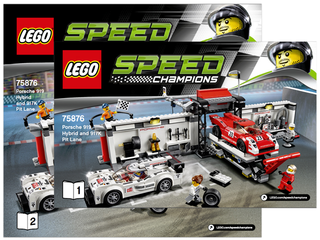 75876-Porsche 919 Hybrid and 917K Pit Lane - INSTRUCTIONS ONLY Instructions LEGO®