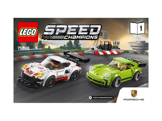 75888-Porsche 911 RSR + 911 Turbo - INSTRUCTIONS ONLY Instructions LEGO®