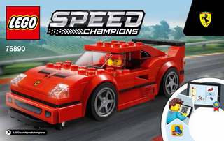 75890-Ferrari F40 Competizione - INSTRUCTIONS ONLY Instructions LEGO®