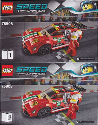 75908-458 Italia GT2 - INSTRUCTIONS ONLY Instructions LEGO®