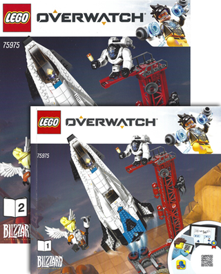 75975-Watchpoint: Gibraltar - INSTRUCTIONS ONLY Instructions LEGO® New Sealed Both Books