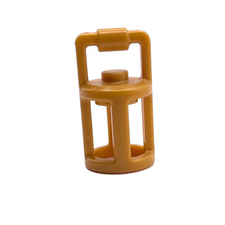 Minifigure, Utensil Lantern, Part# 37776 Part LEGO® Pearl Gold
