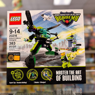 Robot & Mico Designer, 20216 - LEGO® Master Builder Academy Building Kit LEGO®