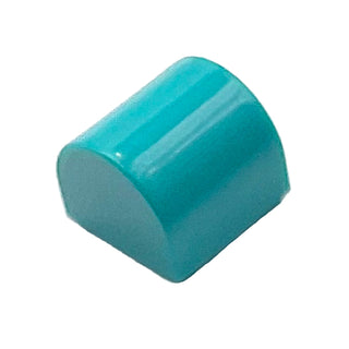 Slope, Curved 1 x 1 x 2/3 Double, Part# 49307 Part LEGO® Dark Turquoise