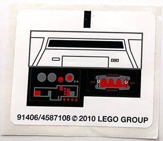 Sticker Sheet for Set AT-AT Walker, 8129 - (91406/4587108), Part# 8129stk01 Part LEGO® Complete