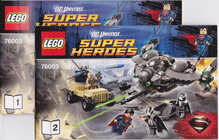 76003-Superman: Battle of Smallville - INSTRUCTIONS ONLY Instructions LEGO®