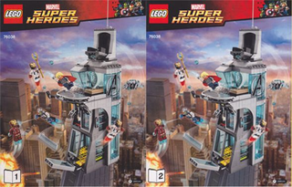 76038-Attack on Avengers Tower - INSTRUCTIONS ONLY Instructions LEGO®