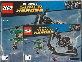 76046-Heroes of Justice: Sky High Battle - INSTRUCTIONS ONLY Instructions LEGO®
