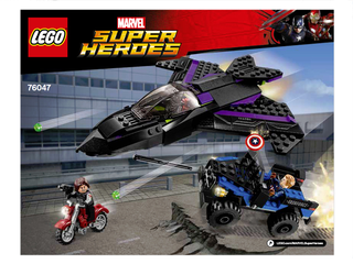 76047-Black Panther Pursuit - INSTRUCTIONS ONLY Instructions LEGO®
