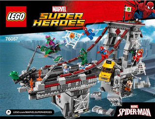 76057-Spider - Man: Web Warriors Ultimate Bridge Battle - INSTRUCTIONS ONLY Instructions LEGO®