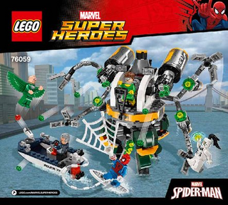 76059-Spider - Man: Doc Ock's Tentacle Trap - INSTRUCTIONS ONLY Instructions LEGO®