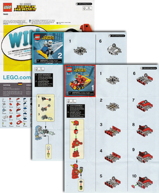 76063-Mighty Micros: The Flash vs. Captain Cold - INSTRUCTIONS ONLY Instructions LEGO®