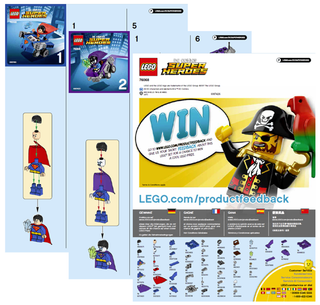 76068-Mighty Micros: Superman vs. Bizarro - INSTRUCTIONS ONLY Instructions LEGO®