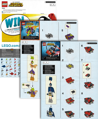 76069-Mighty Micros: Barman vs Killer Moth - INSTRUCTIONS ONLY Instructions LEGO®