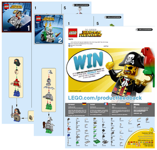 76070-Mighty Micros: Wonder Woman vs. Doomsday - INSTRUCTIONS ONLY Instructions LEGO®