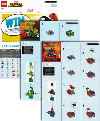 76071-Mighty Micros: Spider - Man vs. Scorpion - INSTRUCTIONS ONLY Instructions LEGO®
