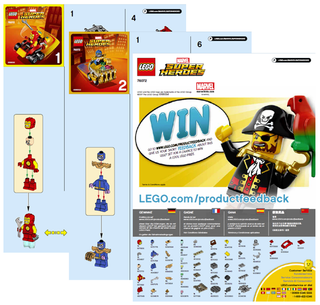 76072-Mighty Micros: Iron Man vs. Thanos - INSTRUCTIONS ONLY Instructions LEGO®